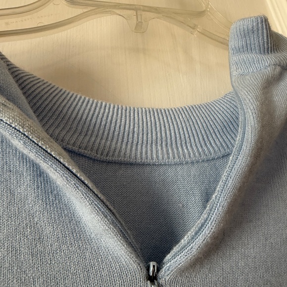Light Blue Pullover Sweater vintage - Picture 5 of 11